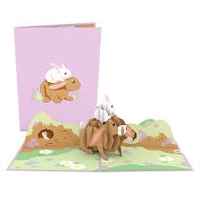 Lovepop Card Bunny Family