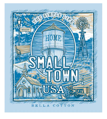 Bella Cotton Small Town USA Shirt