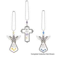 Angels And Crosses Car Charms