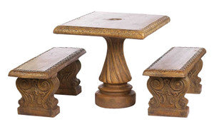 ASC Small Square Table Set