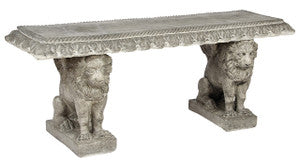 ASC Rope Bench With Lion Legs