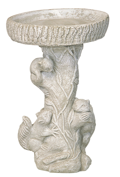 ASC Fancy Squirrel Log Birdbath