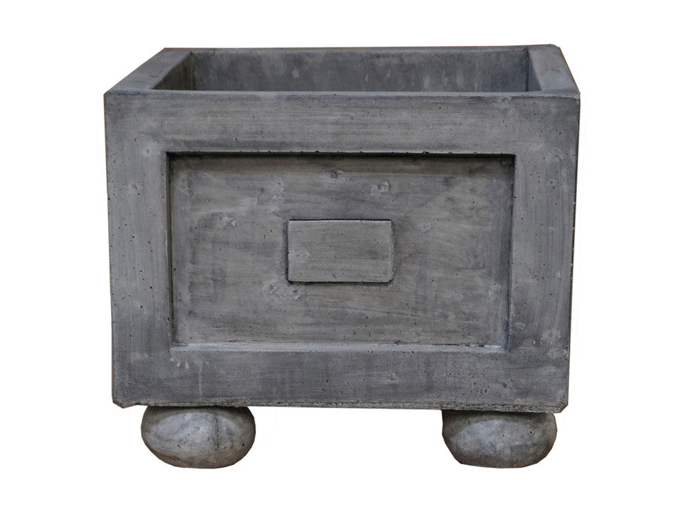 ASC Topiary 19" Square Planter W/Feet