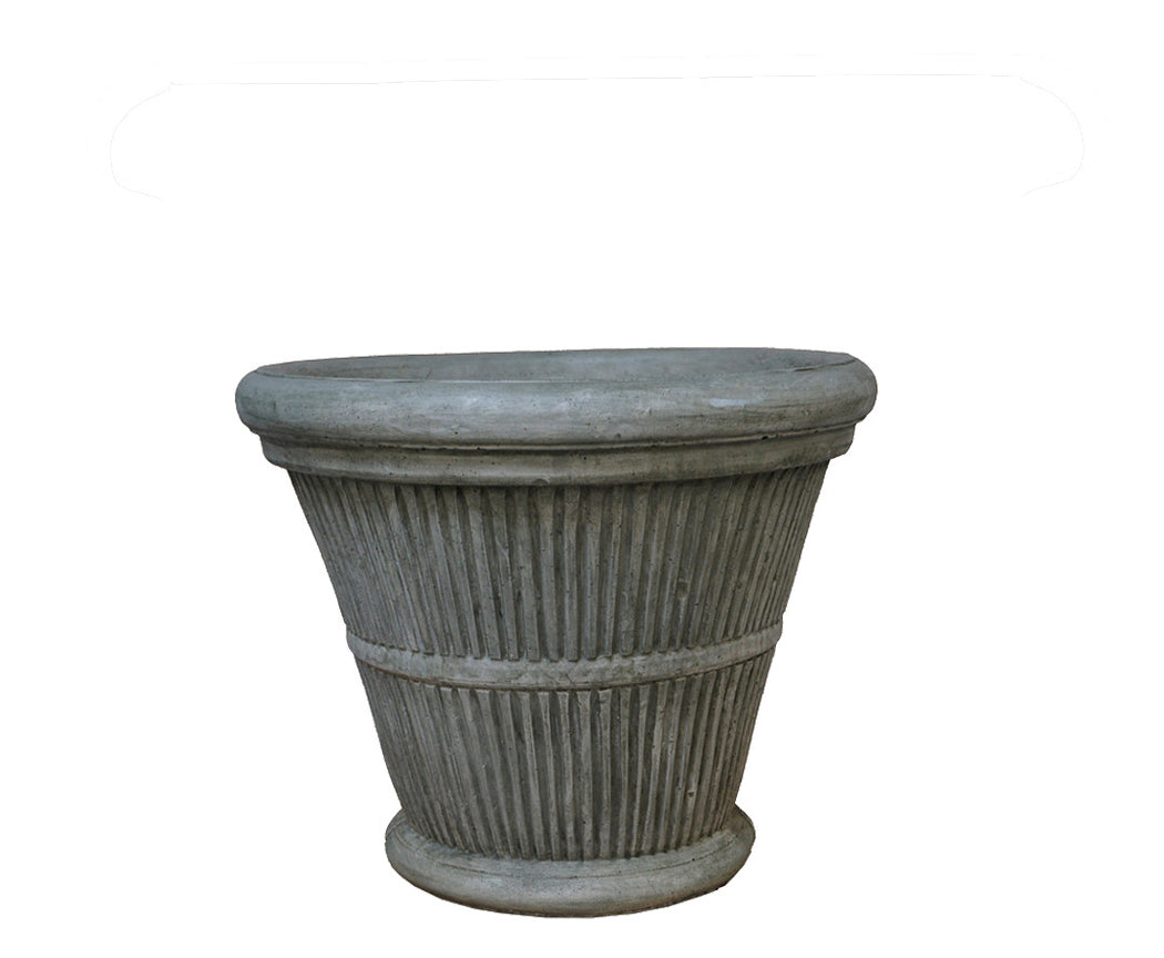 ASC Round 19" Fluted Planter