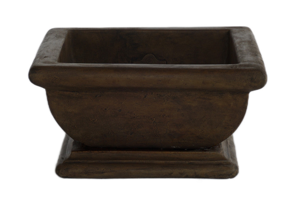 square plant pots for sale ASC Classic 15" Sq Planter W/Tray