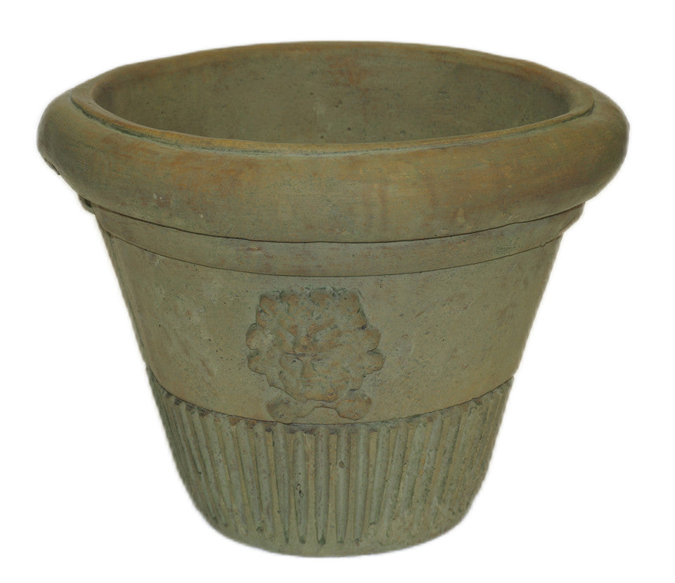 ASC 15" Fluted Pot With Face