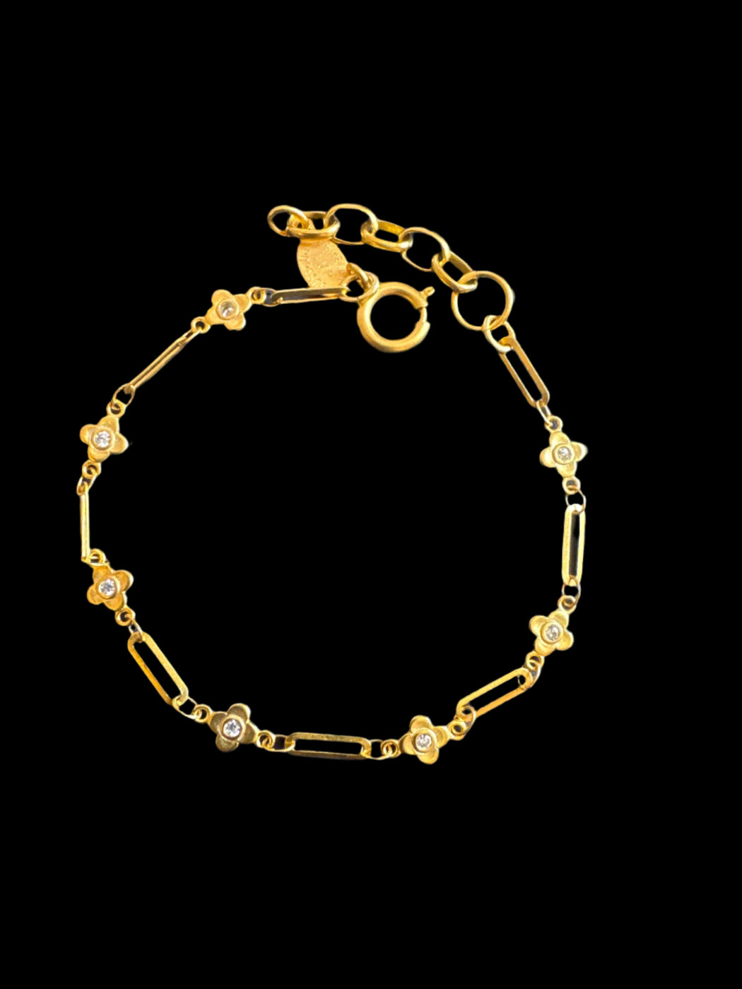 Catherine Popesco Flower Paper Link Bracelet