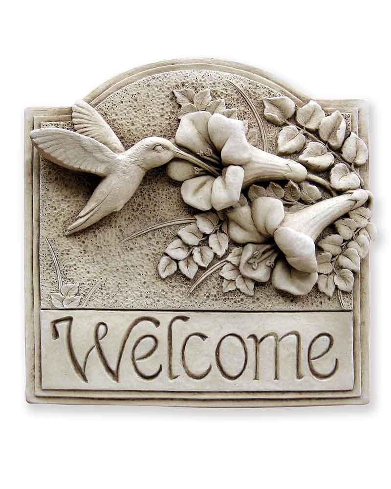 Carruth Hummingbird Welcome Plaque