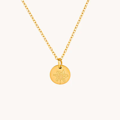 Gratinsta Birthflower Necklace
