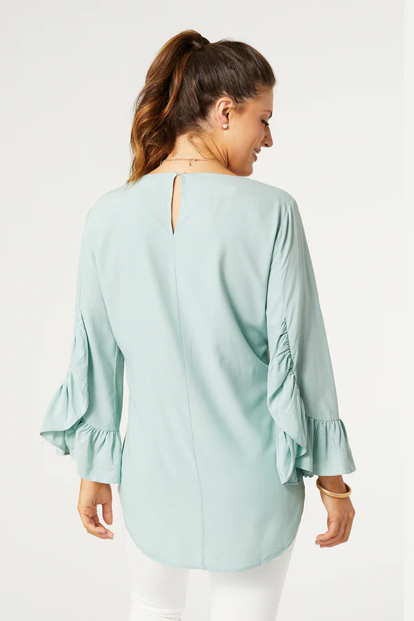 CC Aubrielle Top With Ruffle Sleeve