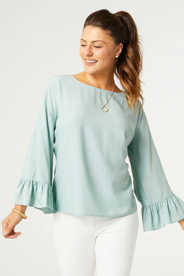 CC Aubrielle Top With Ruffle Sleeve