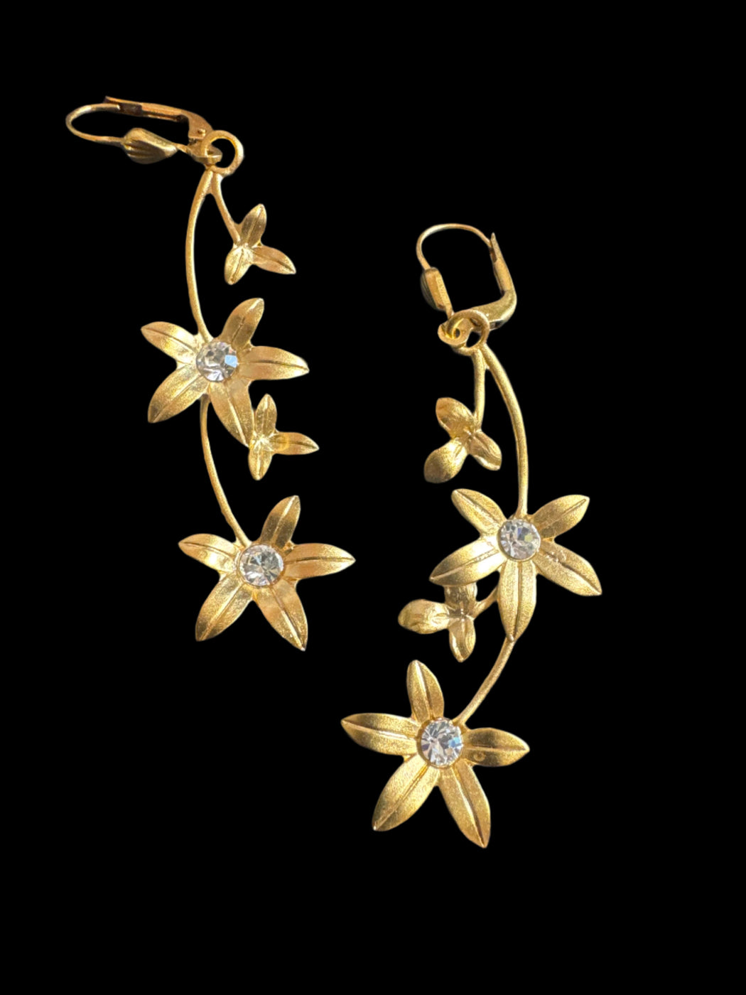 Catherine Popesco Dangling Flower Earrings