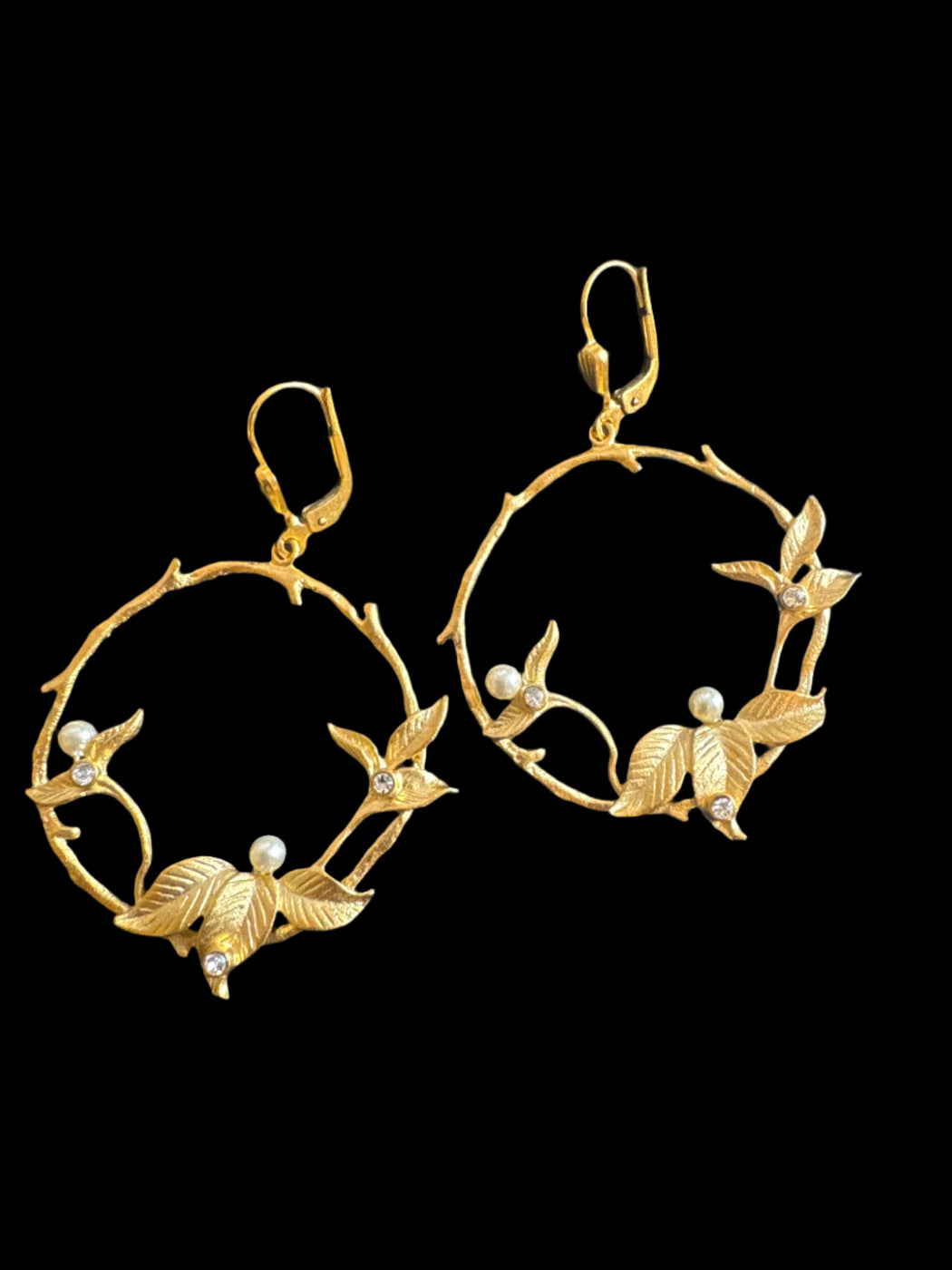 Catherine Popesco Hoop Branch Earrings