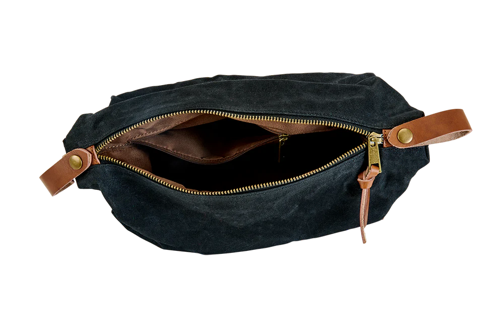 Man Bar Dopp Kit Waxed Canvas