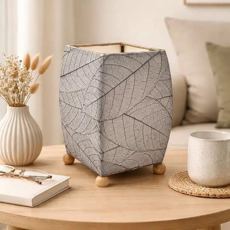 Mini Square Cocoa Leaf Lamp -Eangee