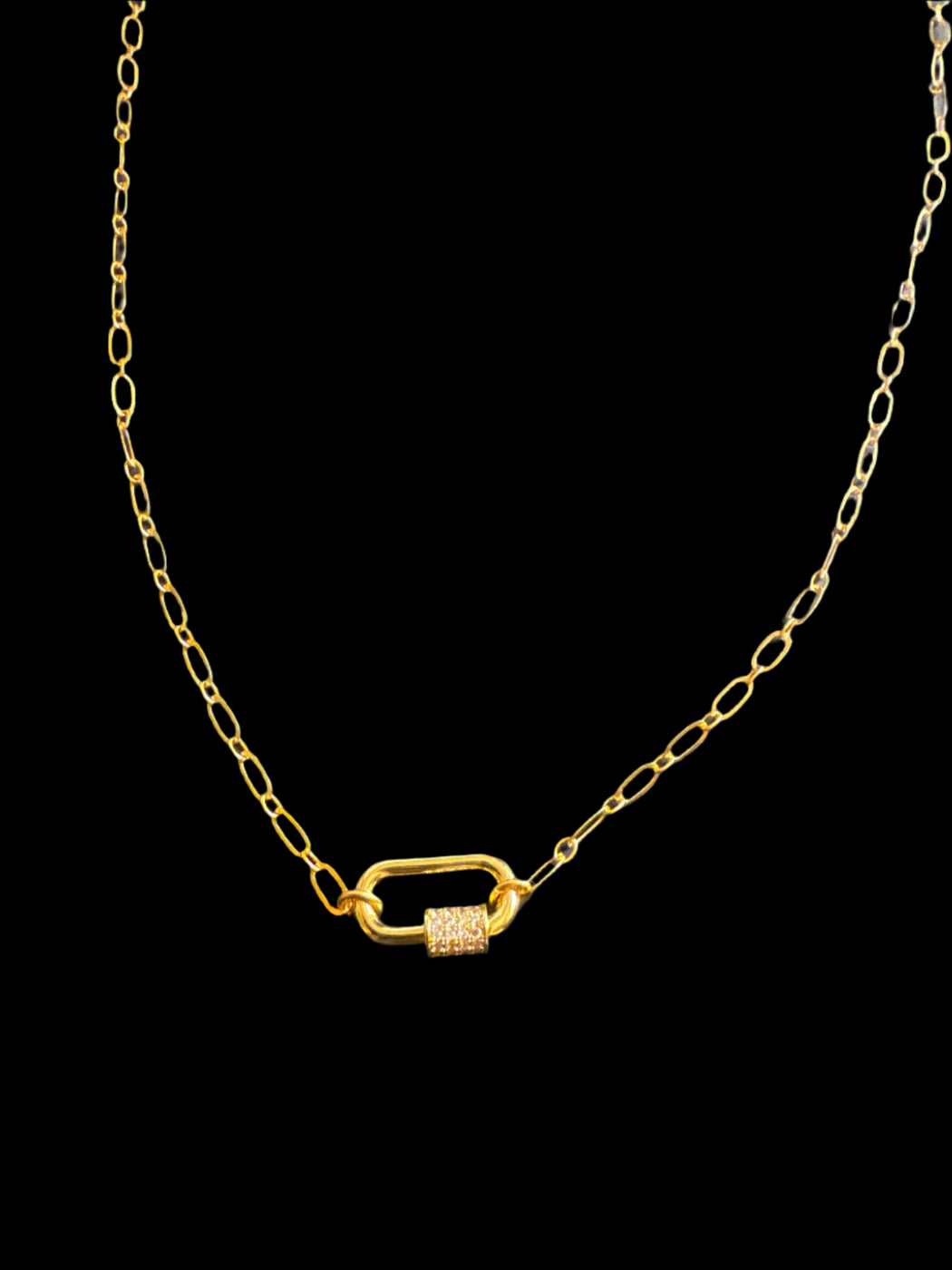 Catherine Popesco Small Lock Necklace
