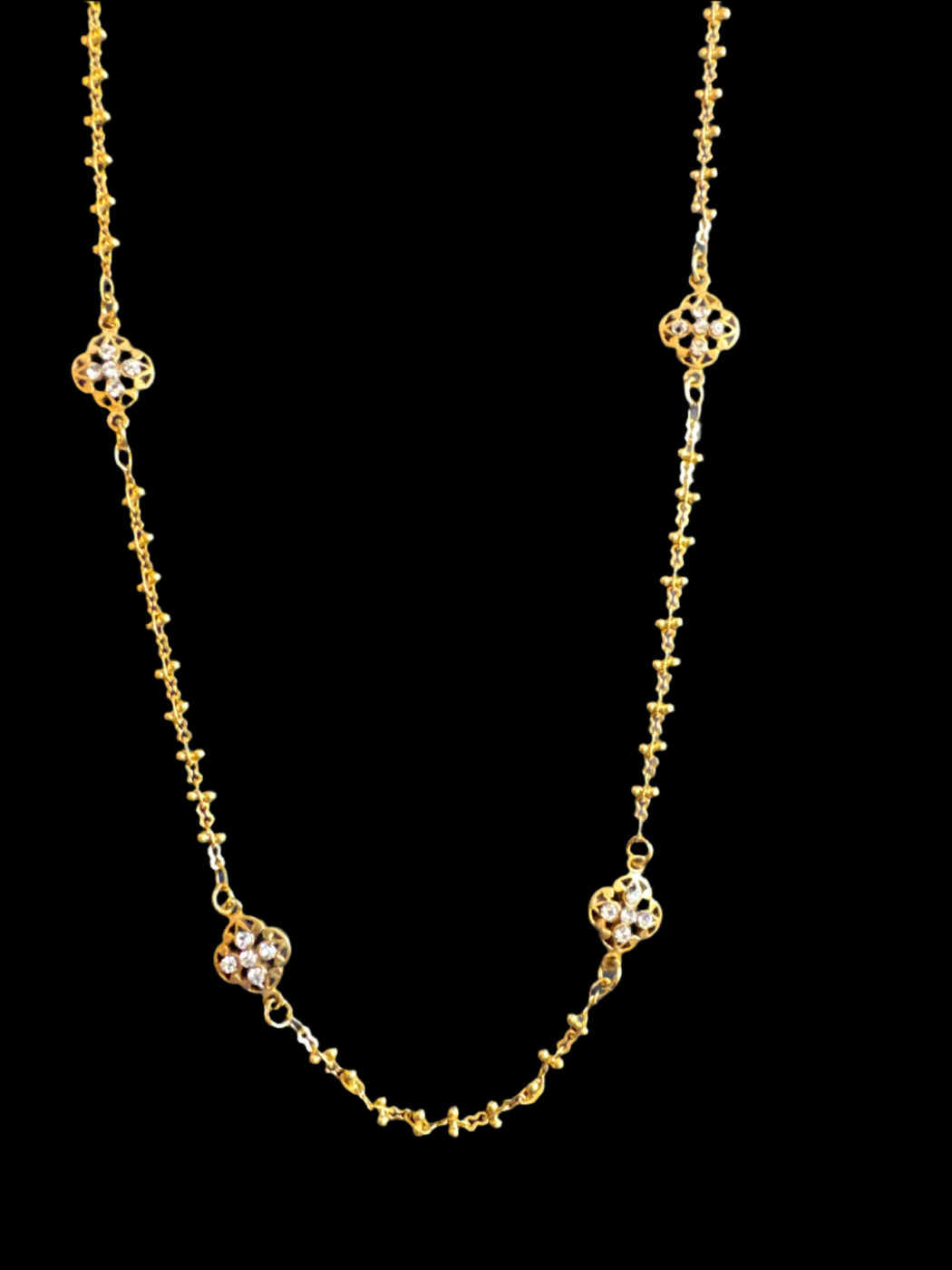 Catherine Popesco Lotus Chain Necklace