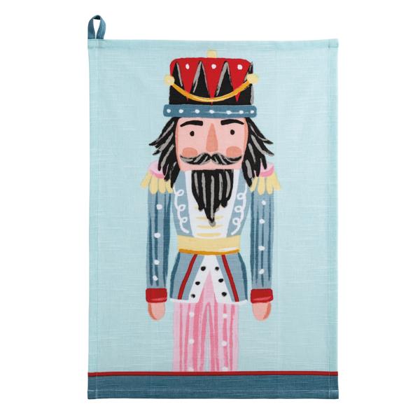 Mudpie Printed Nutcracker Hand Towel