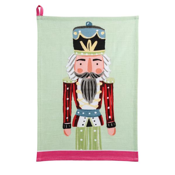 Mudpie Printed Nutcracker Hand Towel