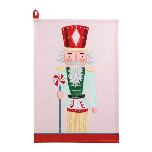Mudpie Printed Nutcracker Hand Towel