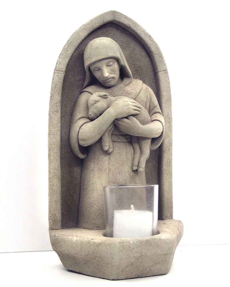 Carruth Good Shepard Votive Holder