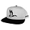 Roost Black & White Canvas Hat