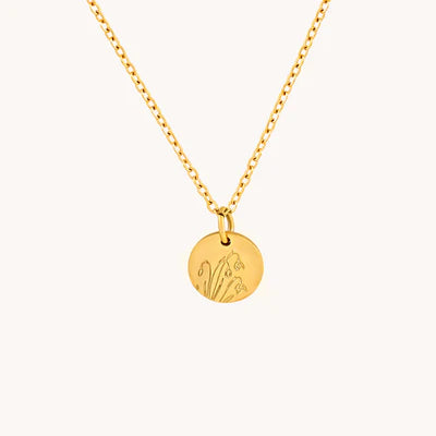Gratinsta Birthflower Necklace
