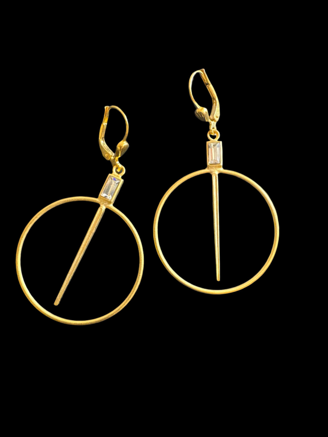 Catherine Popesco Round Hoop W/Spike