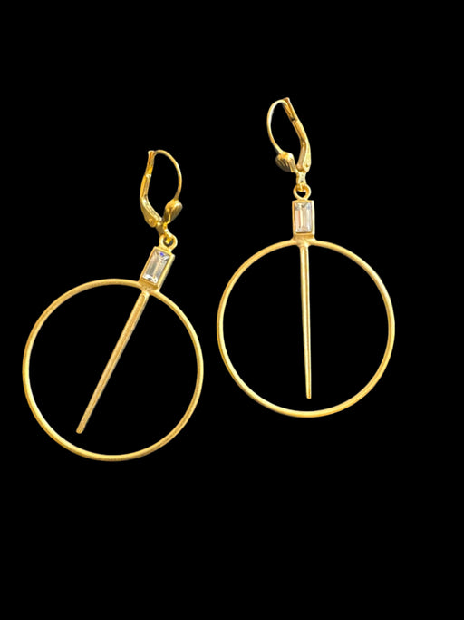 Catherine Popesco Round Hoop W/Spike