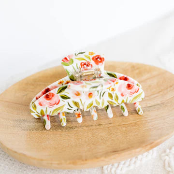 Floral Claw Clip