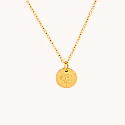Gratinsta Birthflower Necklace