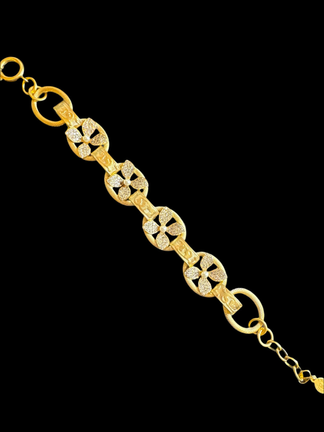 Catherine Popesco Lrg Link Lotus Bracelet