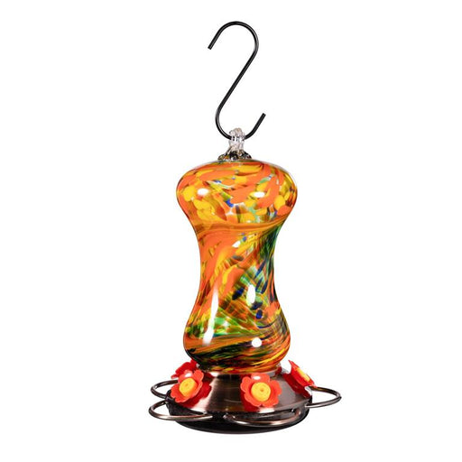 Art Glass Hummingbird Feeder