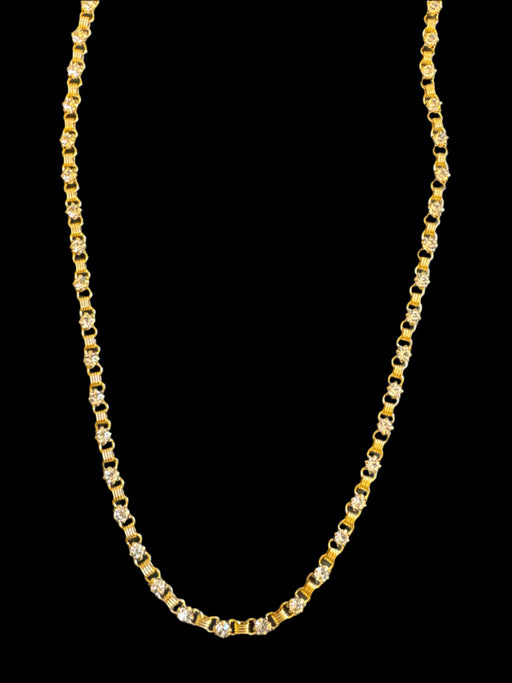 Catherine Popesco Rhinestone Chain Necklace