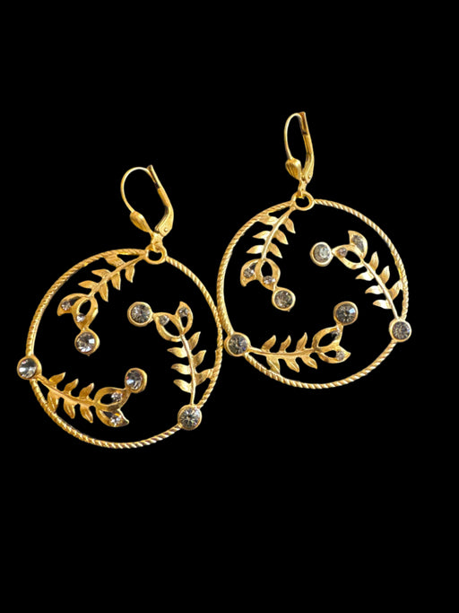 Catherine Popesco Hoop Stem Earrings