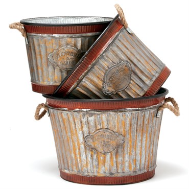 Ovel Tub Planter - Deer Park