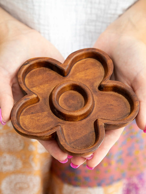 Natural Life Wooden Trinket Dish