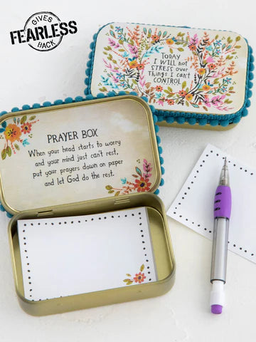 Natural Life Prayer/Bucket List Box