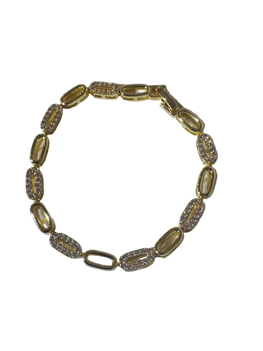 Klassy Rounds New Stack Oval Bracelet