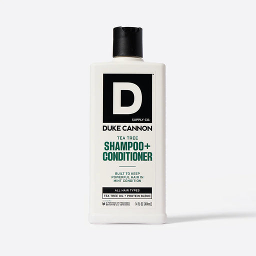 Duke Cannon Tea Tree Shampoo + Conditioner