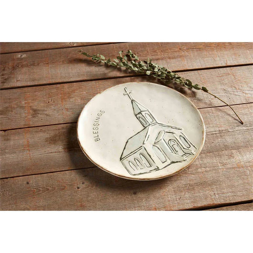 Mudpie Church Blessings Platter