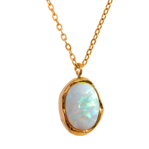 AA Sculptured Opal Necklace