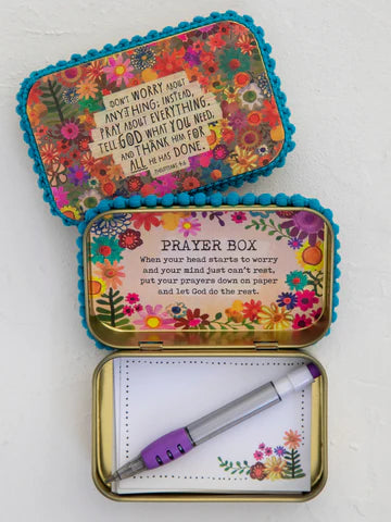 Natural Life Prayer/Bucket List Box