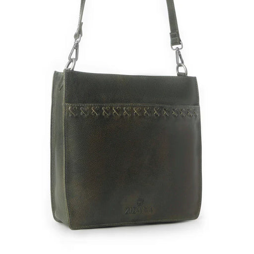 Zidana Mirelle Woven Leather Sling Bag