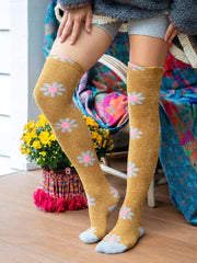Natural Life Over The Knee Cozy Socks