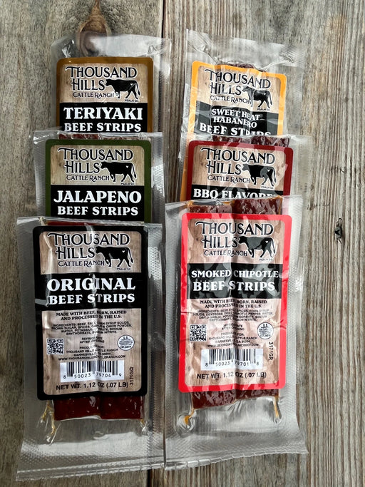 Thousand Hills Beef Strips Sample Pack