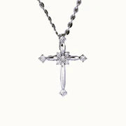 AA Accented Soler Cross Necklace