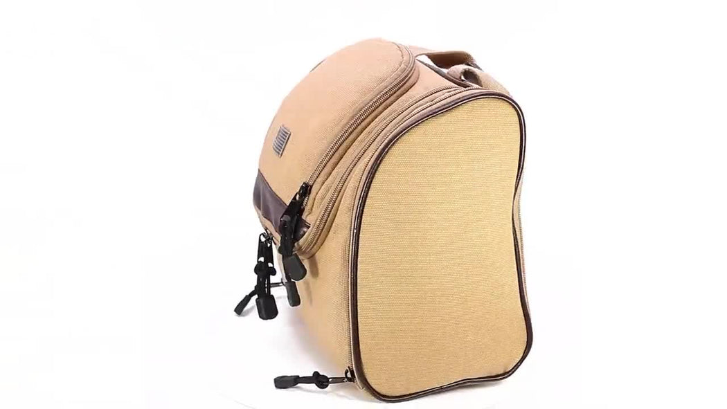 Zep-Pro Khaki Canvas Hanging Toiletry Bag