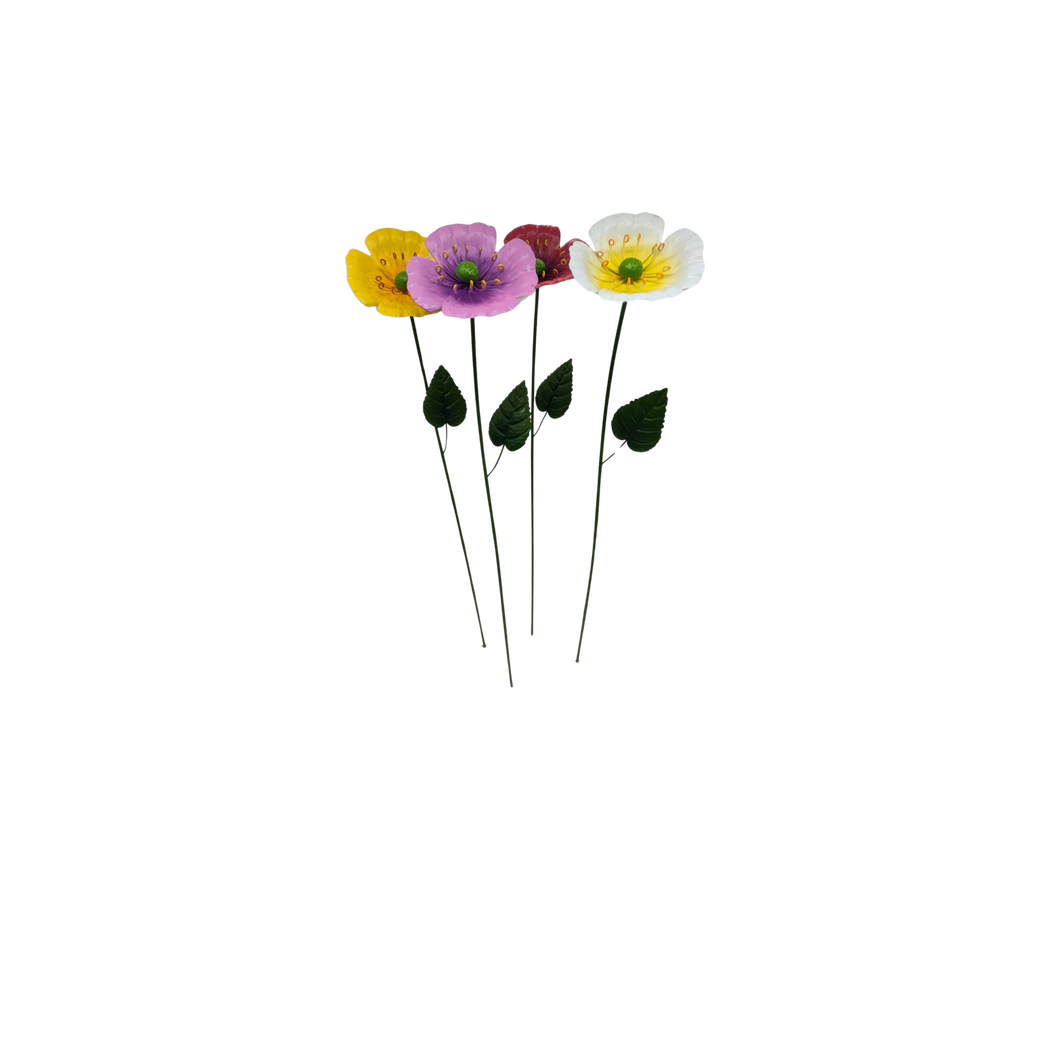 Metal Flowers, Assorted - ESS