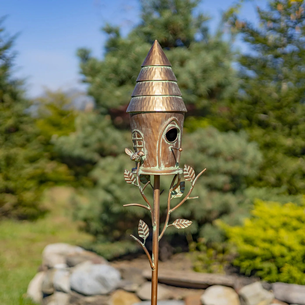 Multi Tiered Conical Roof Birdhouse - Z